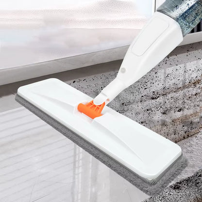 Wholesale White Spray Mop with Stainless Steel Handle Self-Wringing Flat Squeeze Microfiber Mop for Household Floor Cleaning
